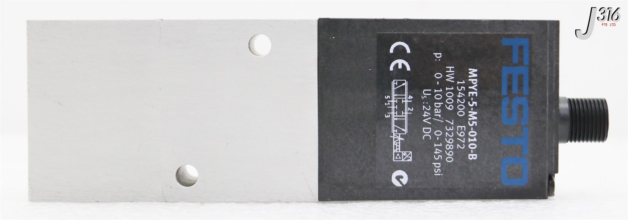 36873 FESTO DIRECTIONAL CONTROL VALVE, P/N: 154200 MPYE-5-M5-010-B